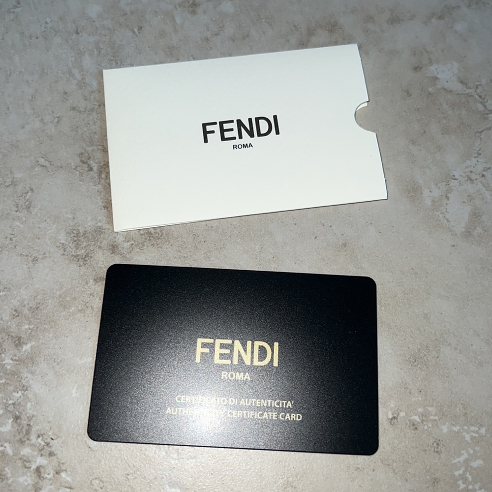Fendi Authentication Certificate Card - image 2